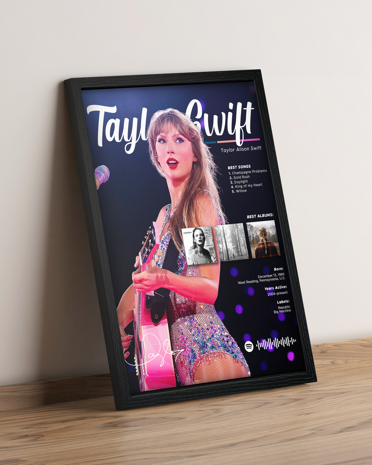 Taylor Swift - Cuadro Artista #3