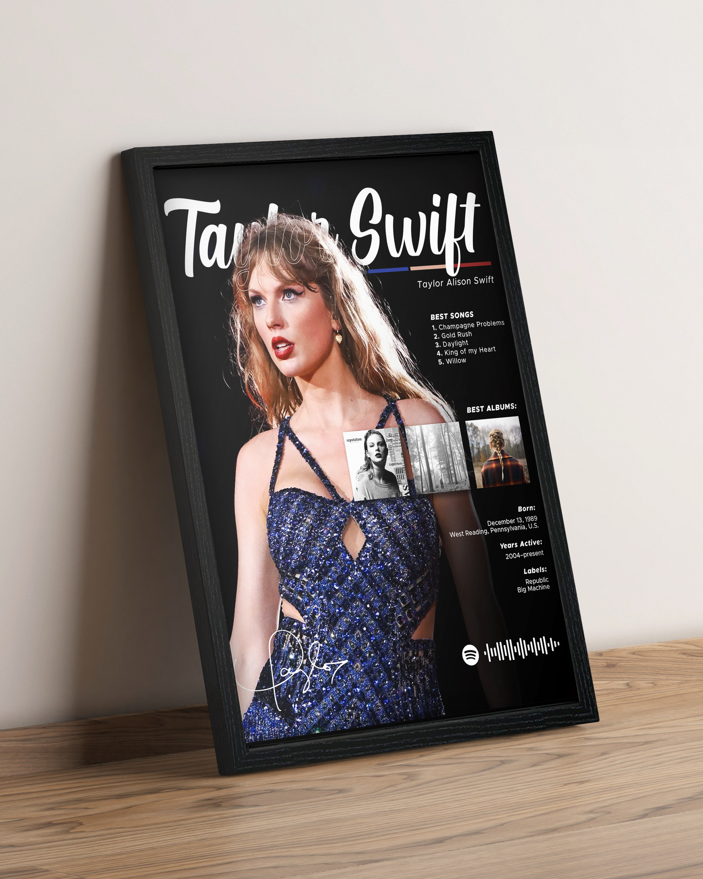 Taylor Swift - Cuadro Artista #5