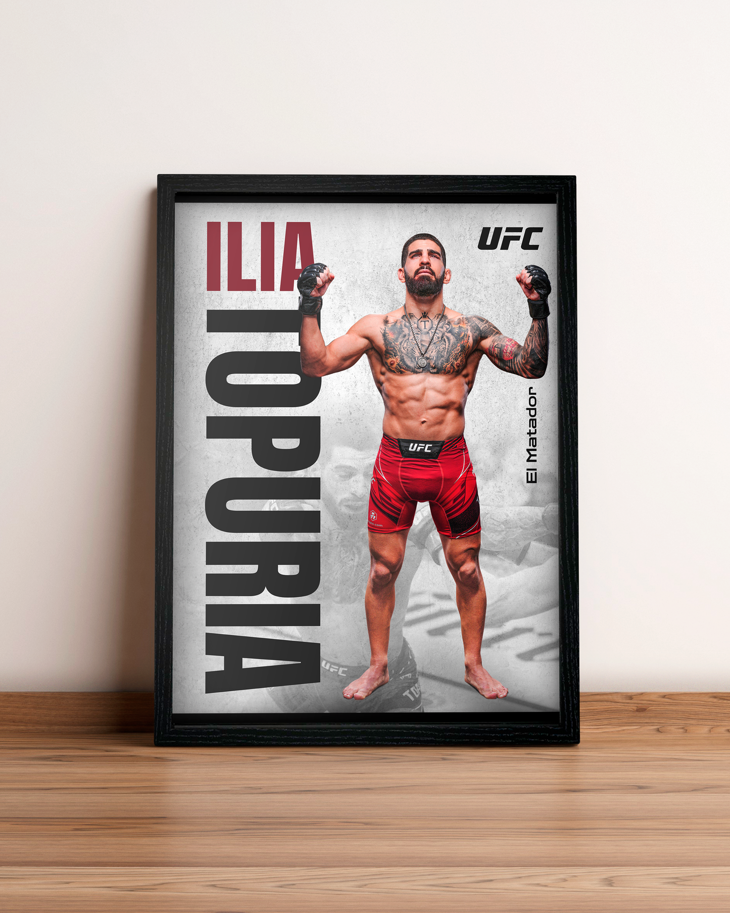Ilia Topuria - Cuadro Deportista #3