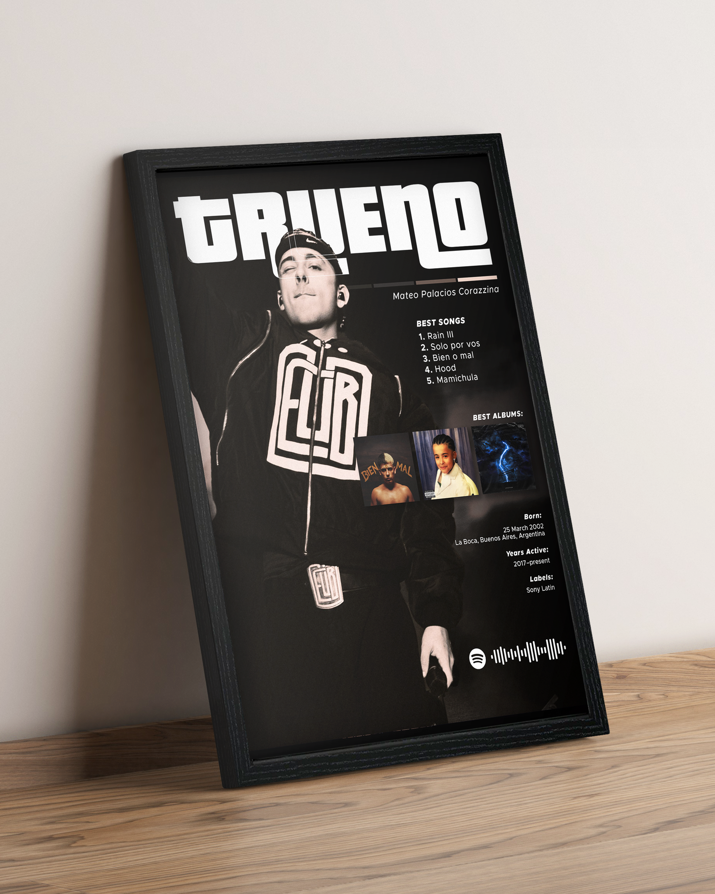 Trueno - Cuadro Artista #2