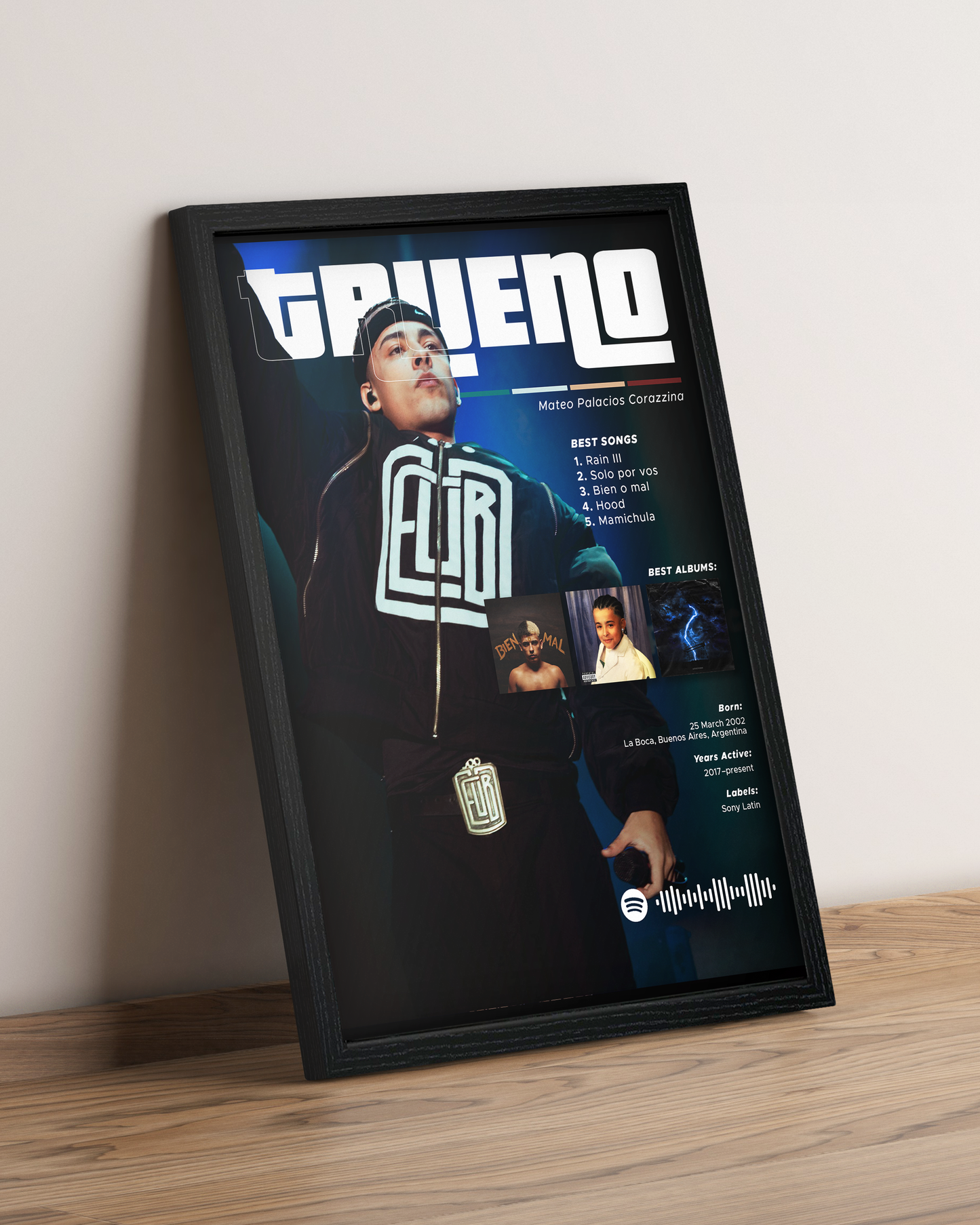 Trueno - Cuadro Artista #3