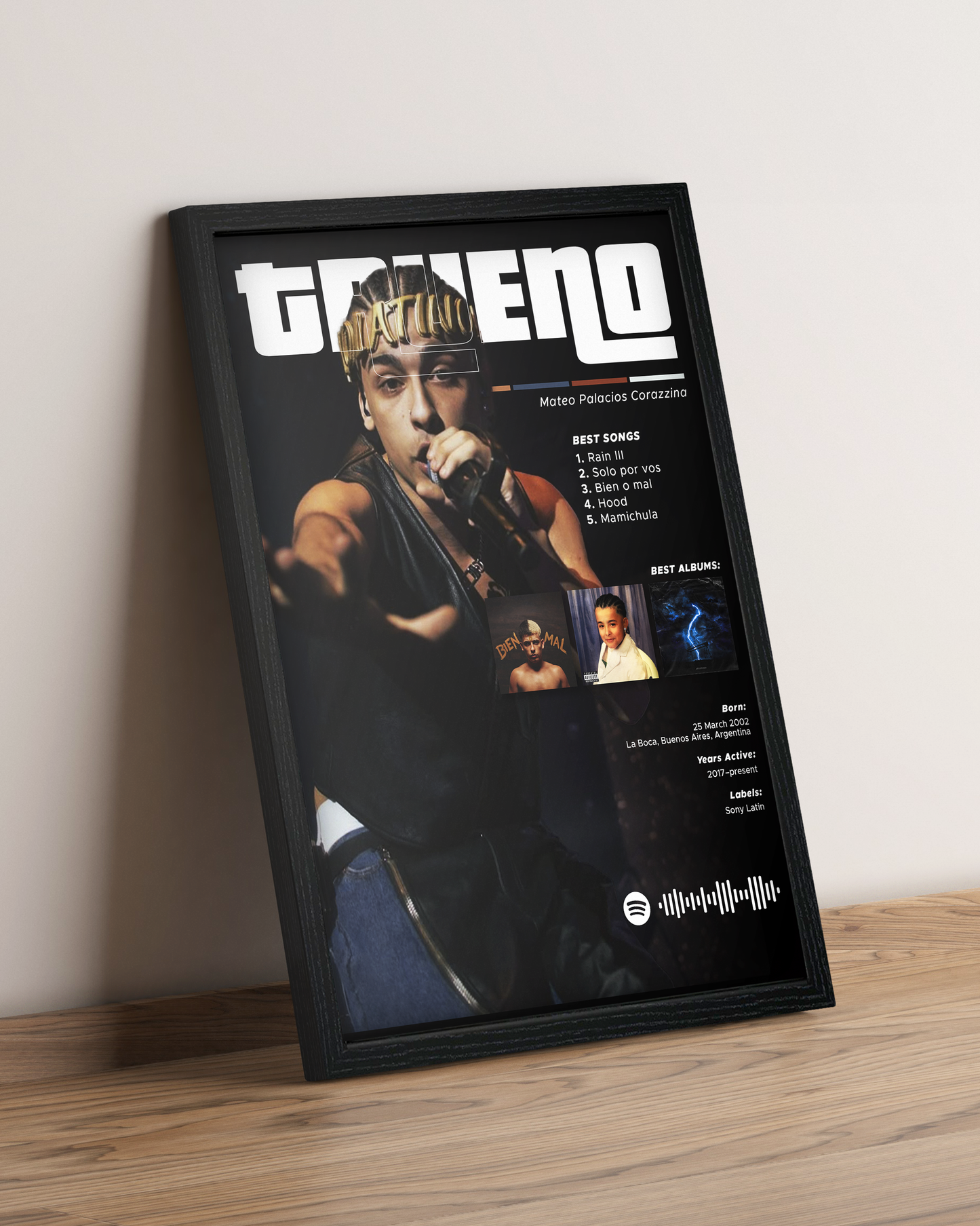 Trueno - Cuadro Artista #5