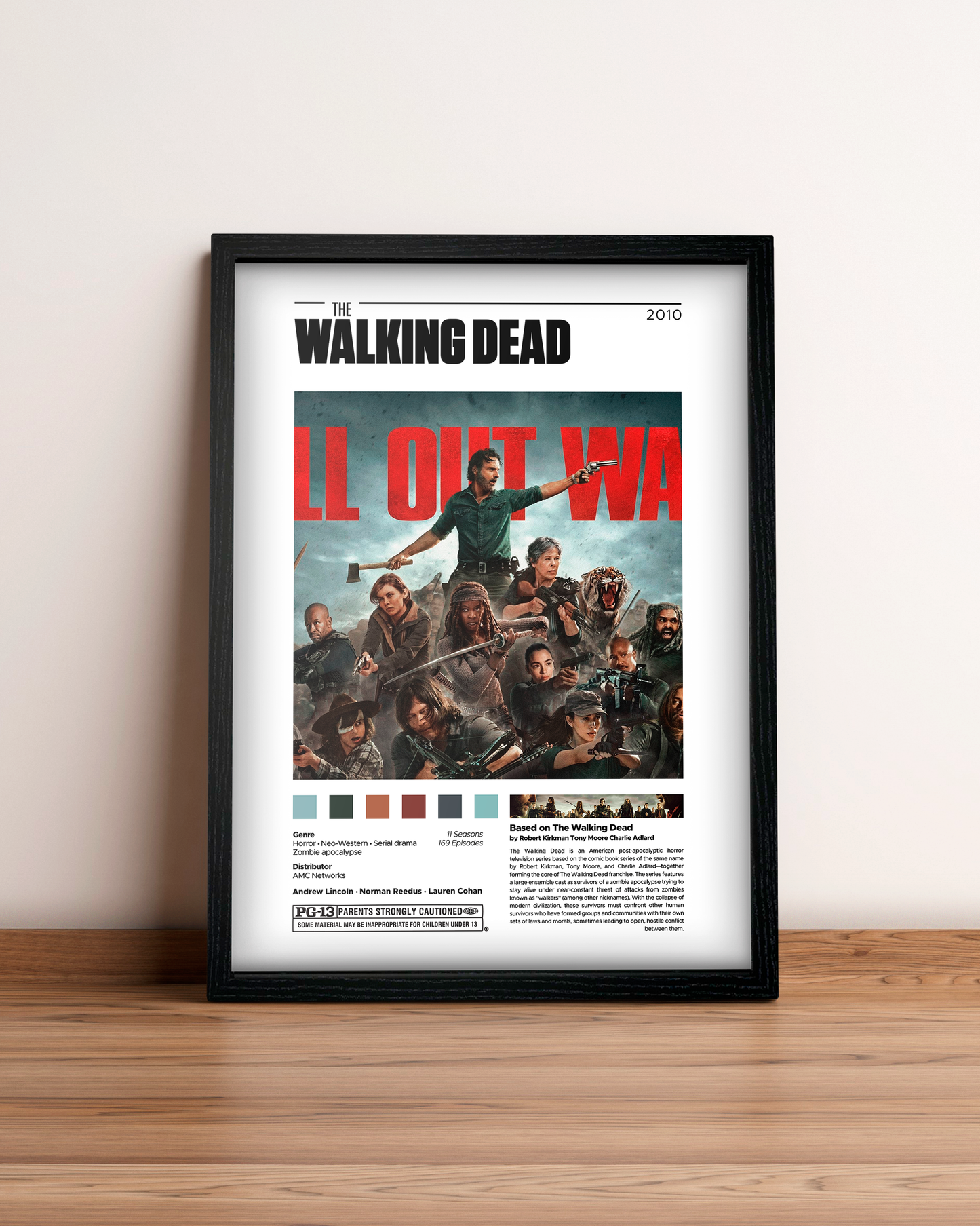 The Walking Dead - Cuadro Serie #3