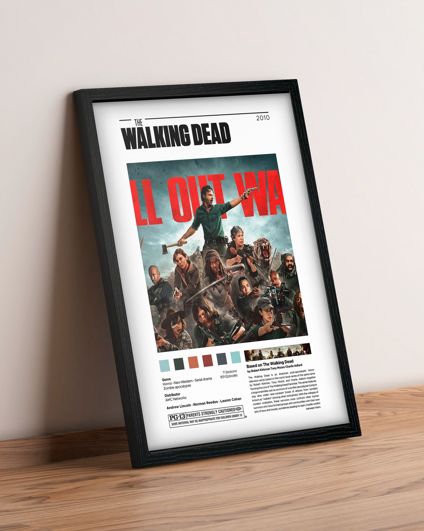 The Walking Dead - Cuadro Serie #3