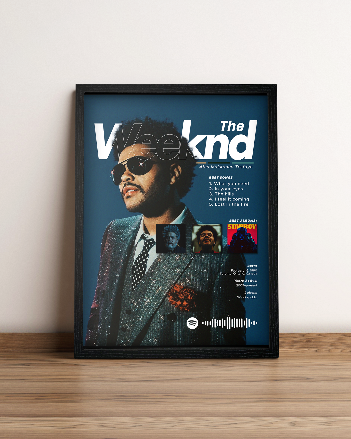 The Weeknd - Cuadro Artista #5