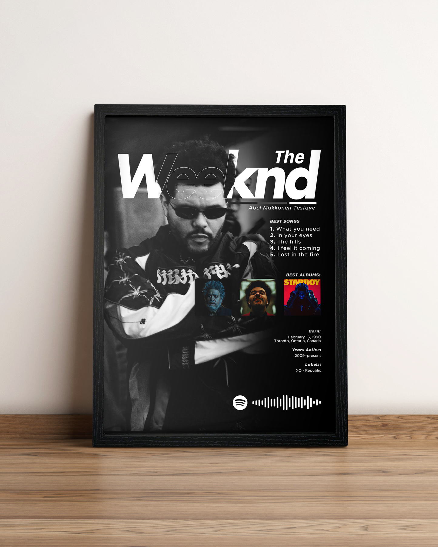 The Weeknd - Cuadro Artista #6