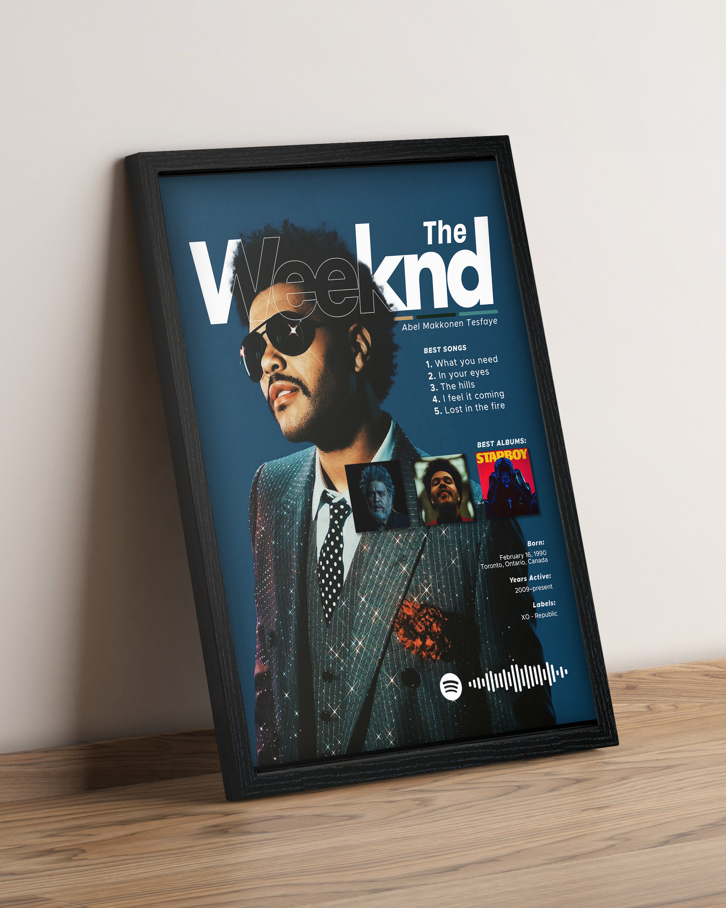 The Weeknd - Cuadro Artista #5