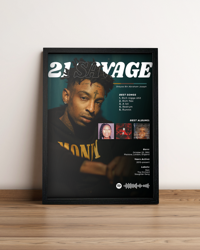 21 Savage - Cuadro Artista #2