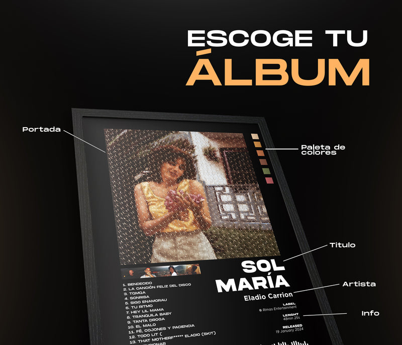 Cuadro de Álbum Musical
