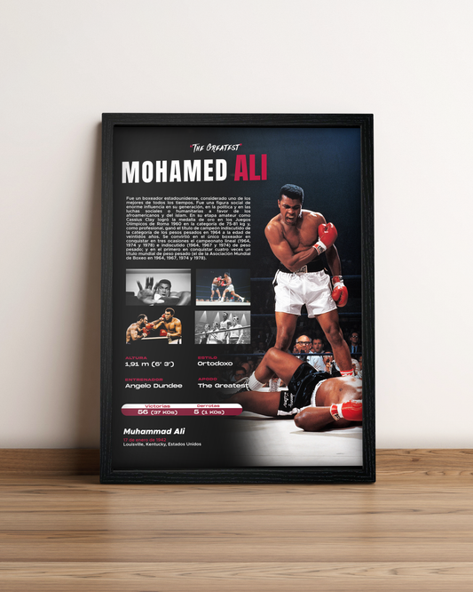 Muhammad Ali - Cuadro Deportista