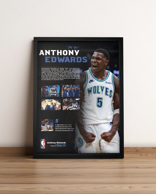 Anthony Edwards - Cuadro Deportista
