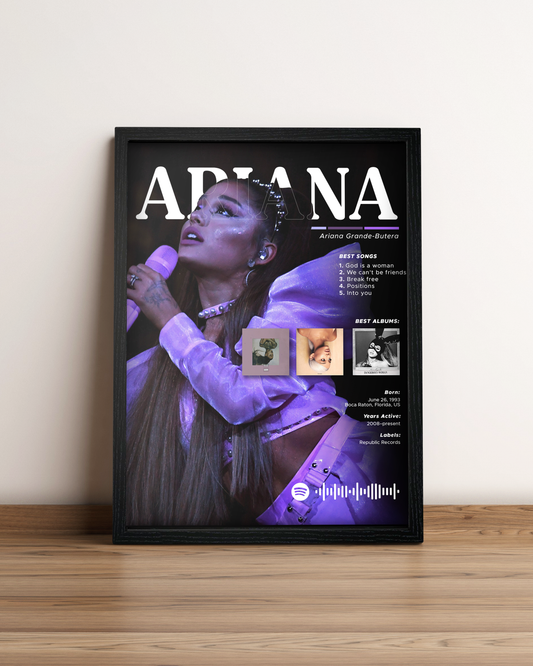 Ariana Grande - Cuadro Artista #4
