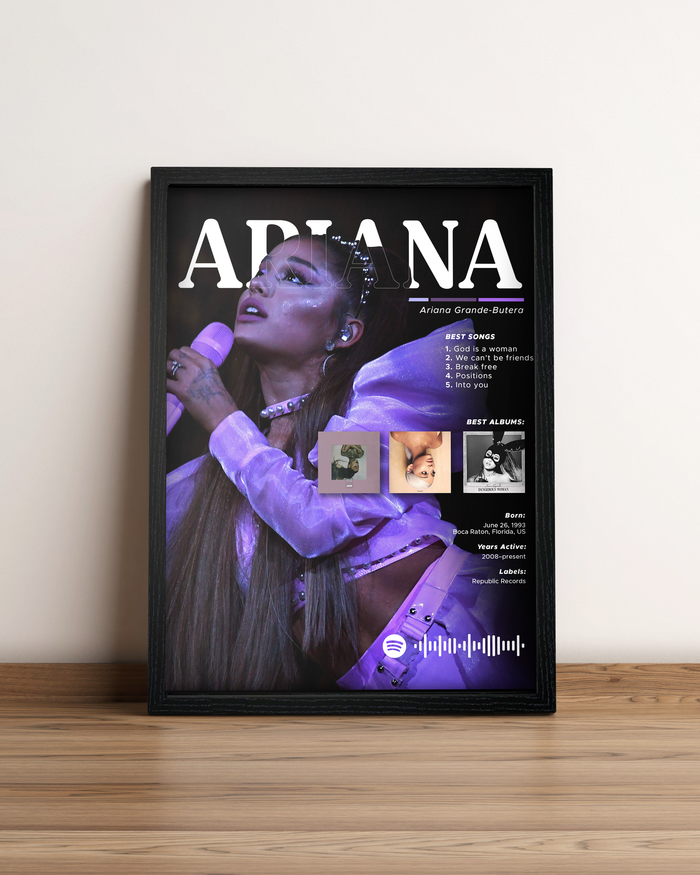 Ariana Grande - Cuadro Artista #4