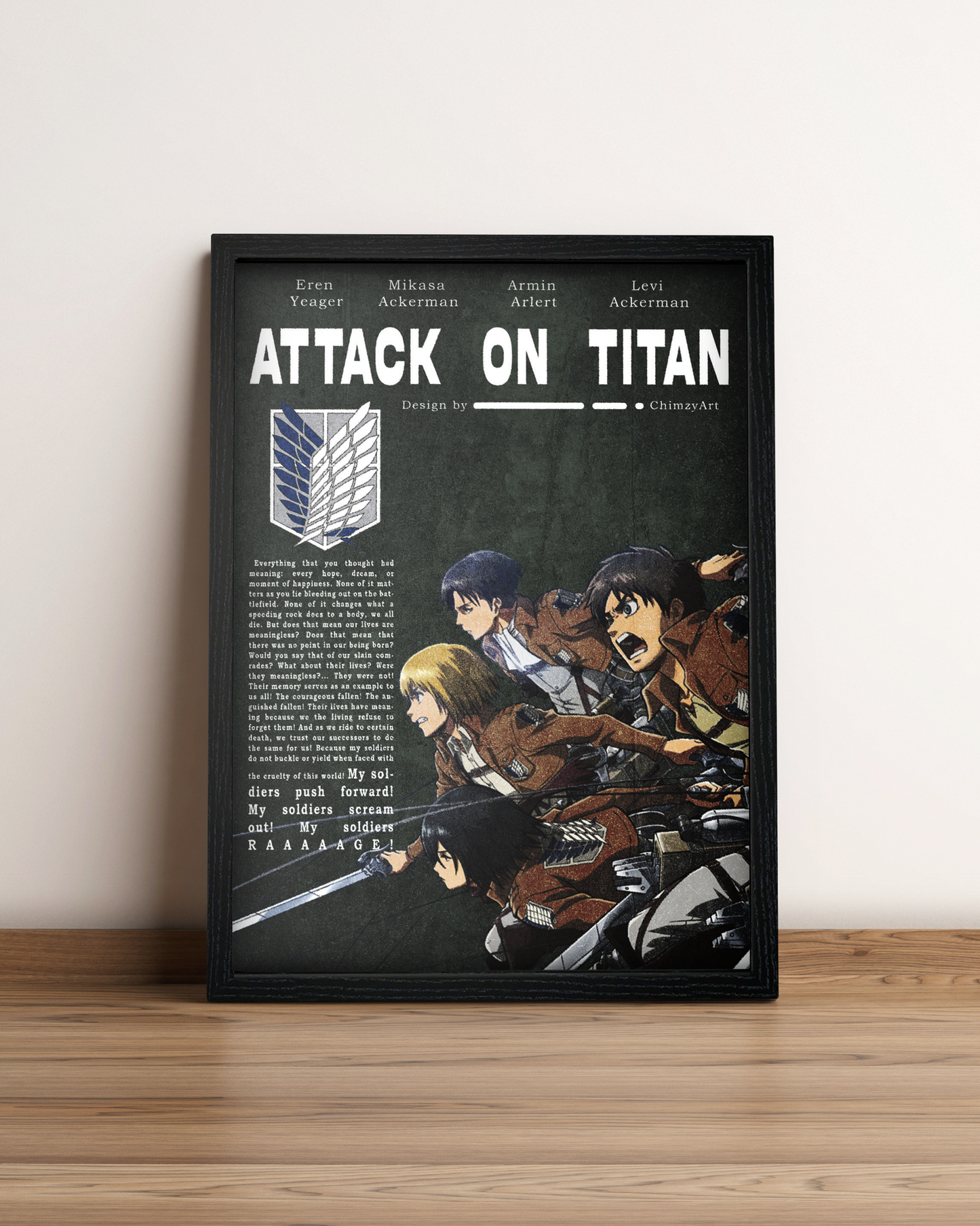 Attack on Titan - Cuadro Anime