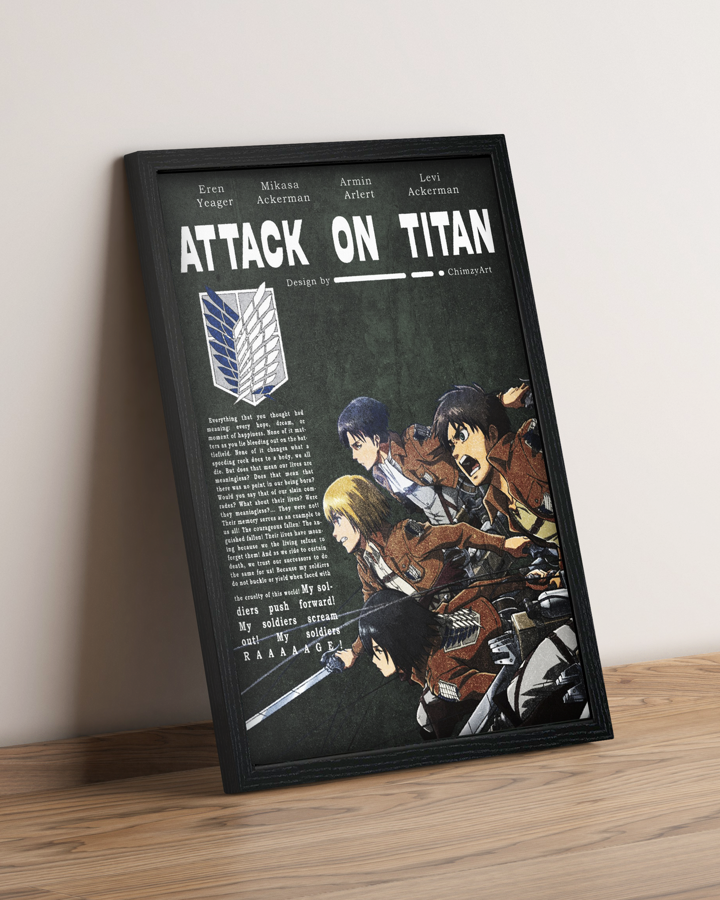 Attack on Titan - Cuadro Anime