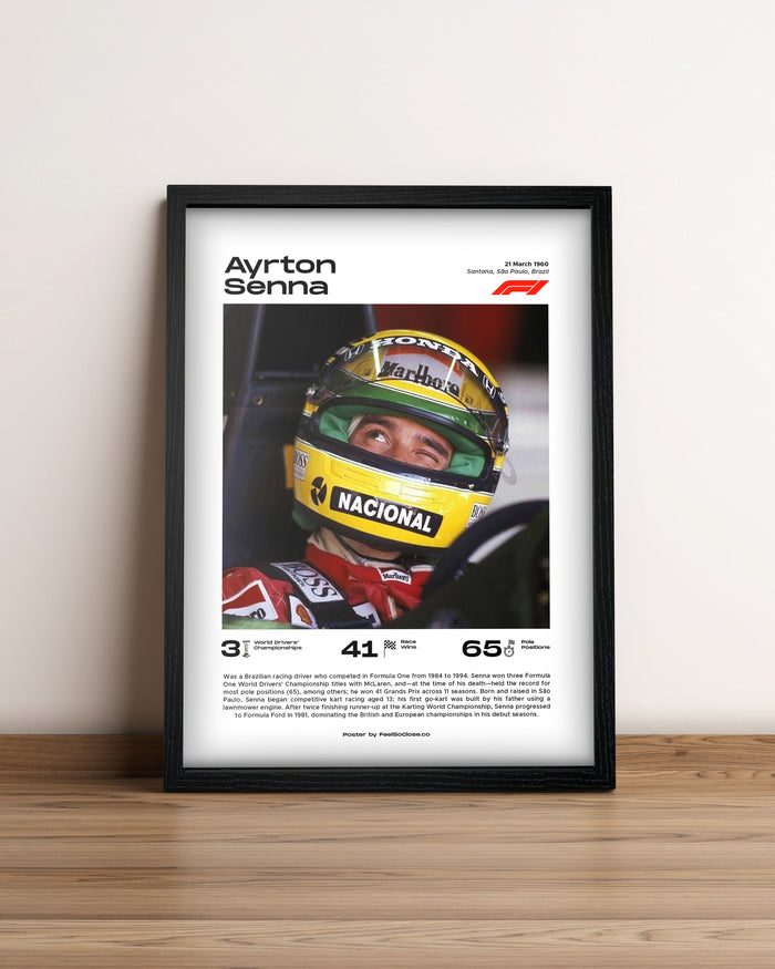 Ayrton Senna - Cuadro Formula 1 #3