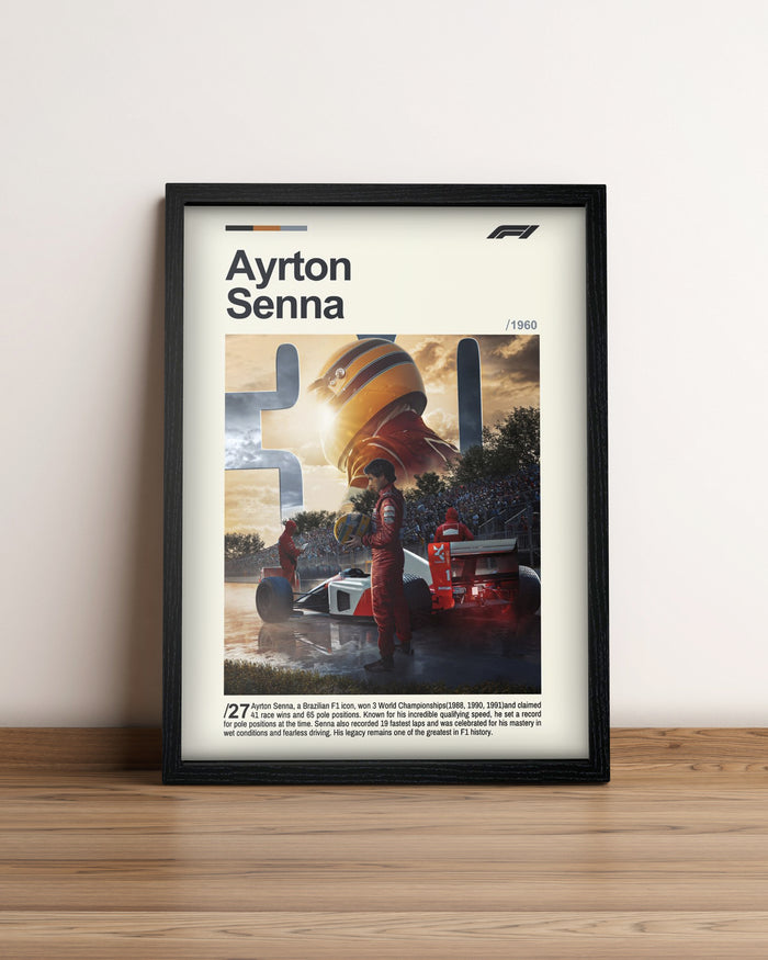 Ayrton Senna - Cuadro Formula 1 #4