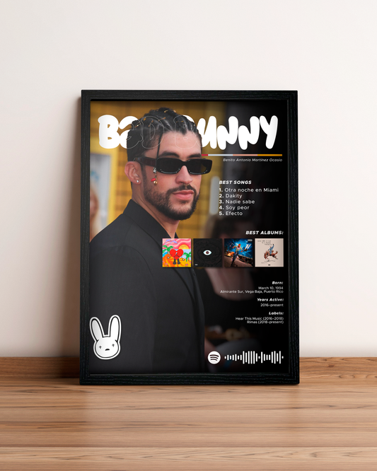 Bad Bunny - Cuadro Artista #4