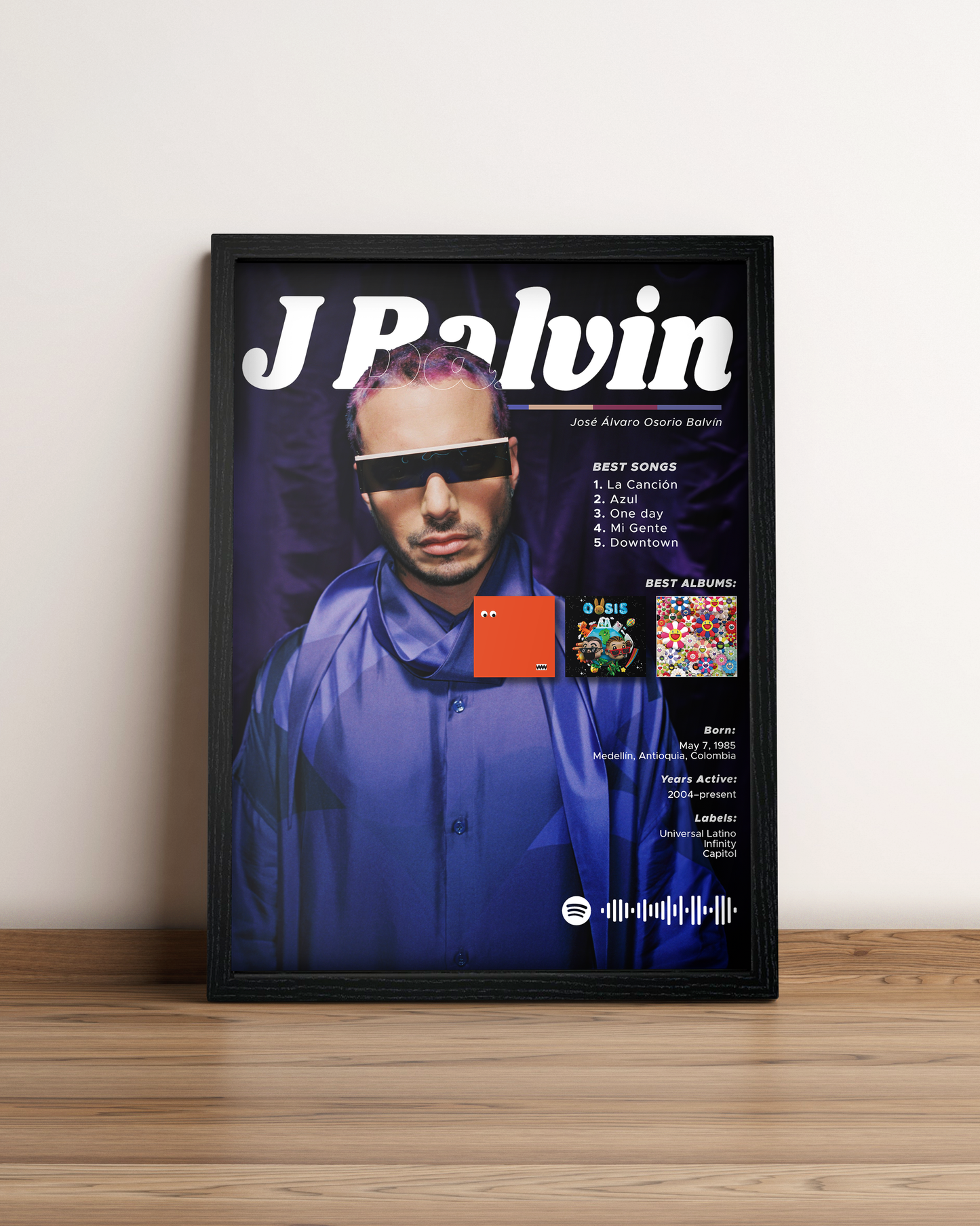 J Balvin - Cuadro Artista #4