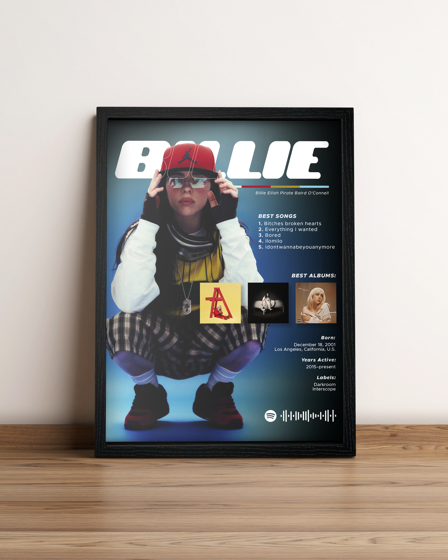 Billie Eilish - Cuadro Artista #3