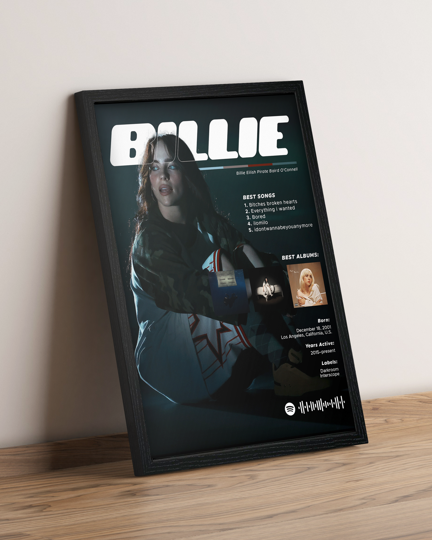 Billie Eilish - Cuadro Artista #8