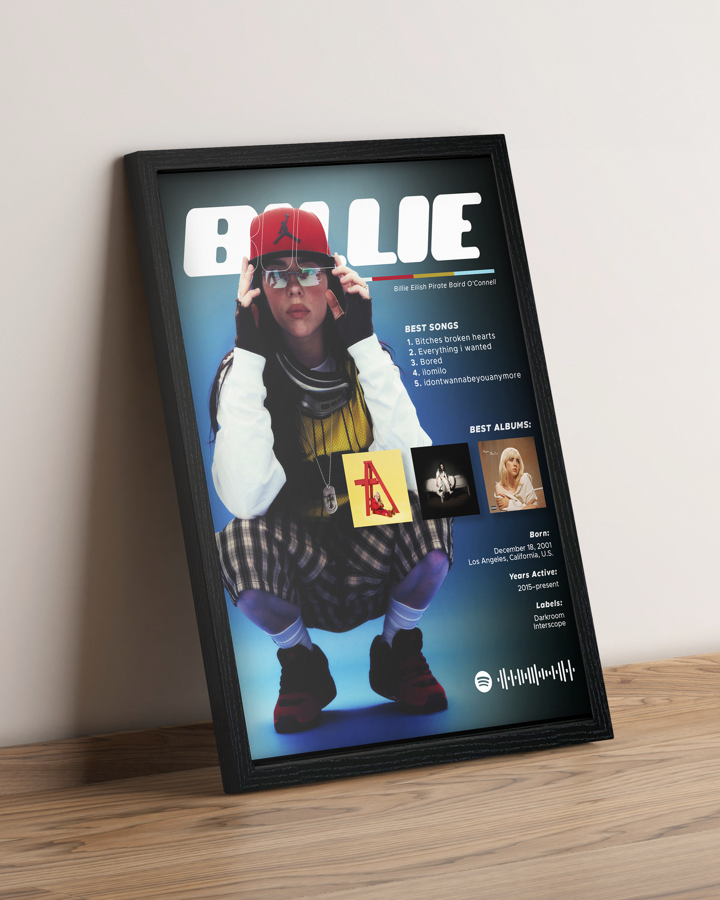 Billie Eilish - Cuadro Artista #3