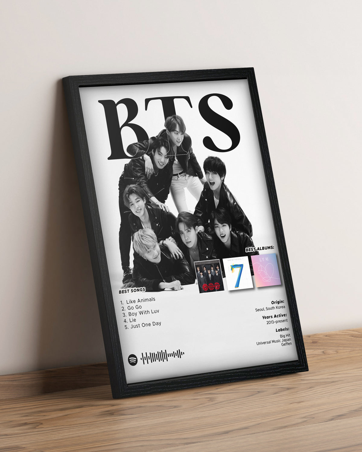 BTS - Cuadro Artista #4
