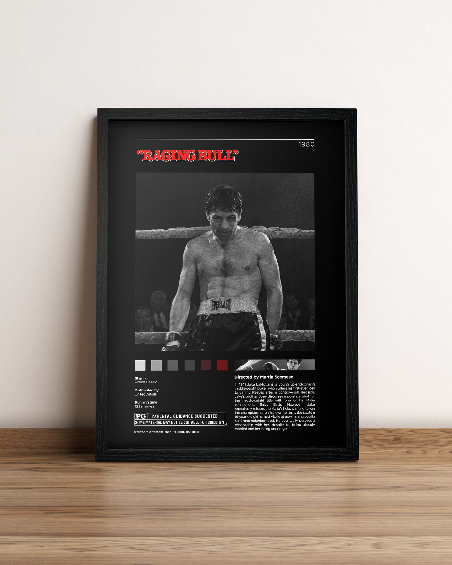 Toro Salvaje - Cuadro Película