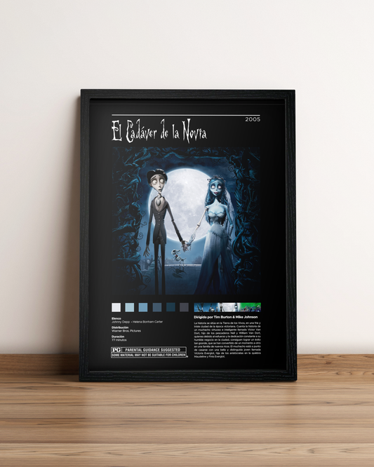 El cadáver de la novia - Cuadro Película