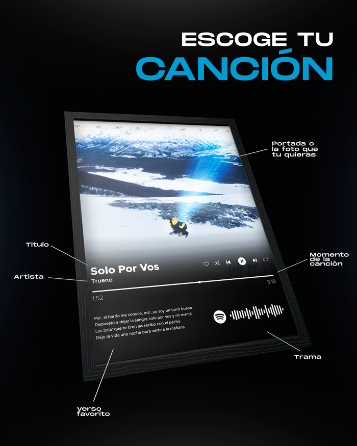 Cuadro de Canción Personalizado