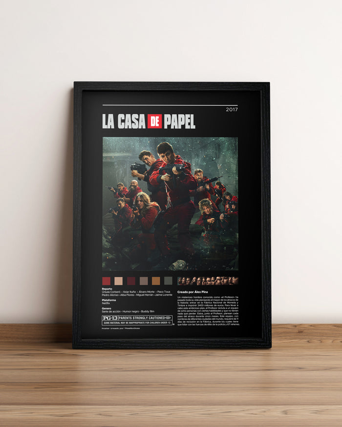 La casa de papel - Cuadro Serie #2