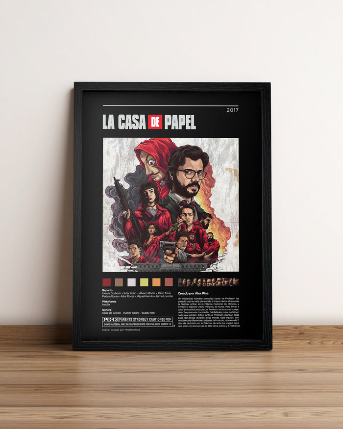La casa de papel - Cuadro Serie #3