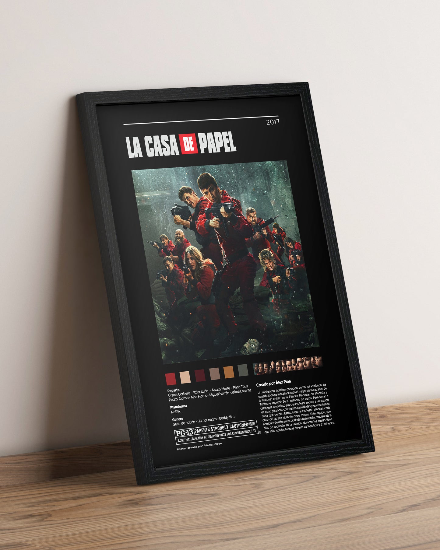 La casa de papel - Cuadro Serie #2