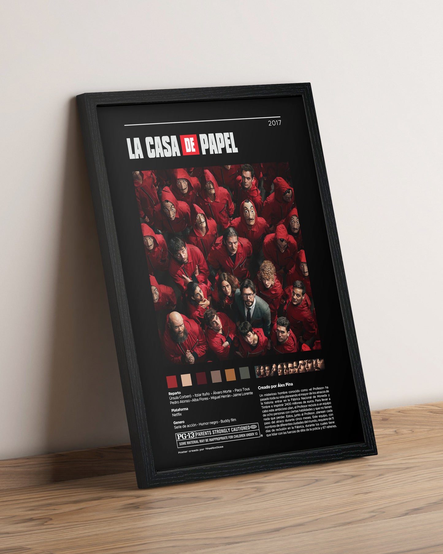 La casa de papel - Cuadro Serie
