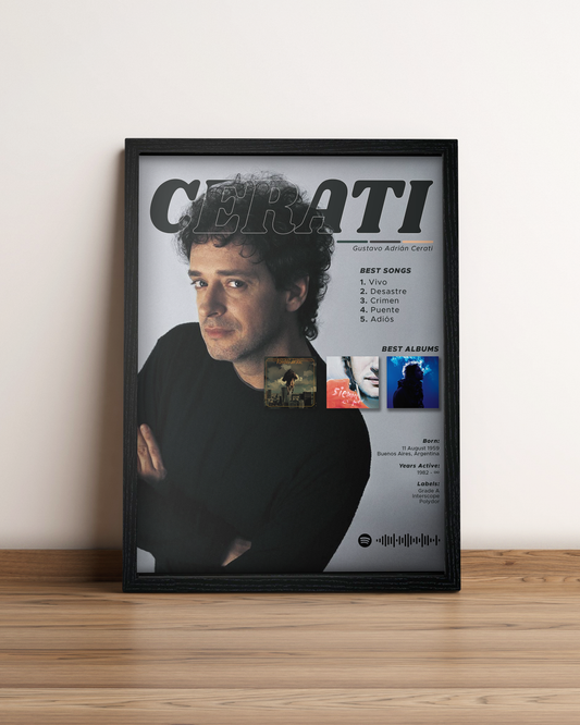 Gustavo Cerati - Cuadro Artista