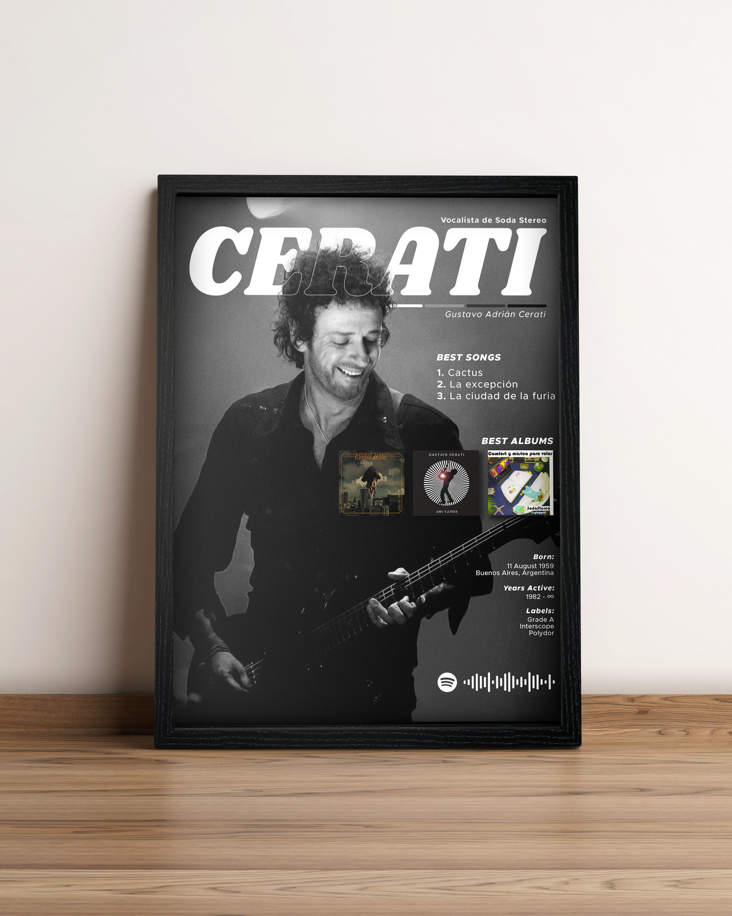 Gustavo Cerati - Cuadro Artista #2