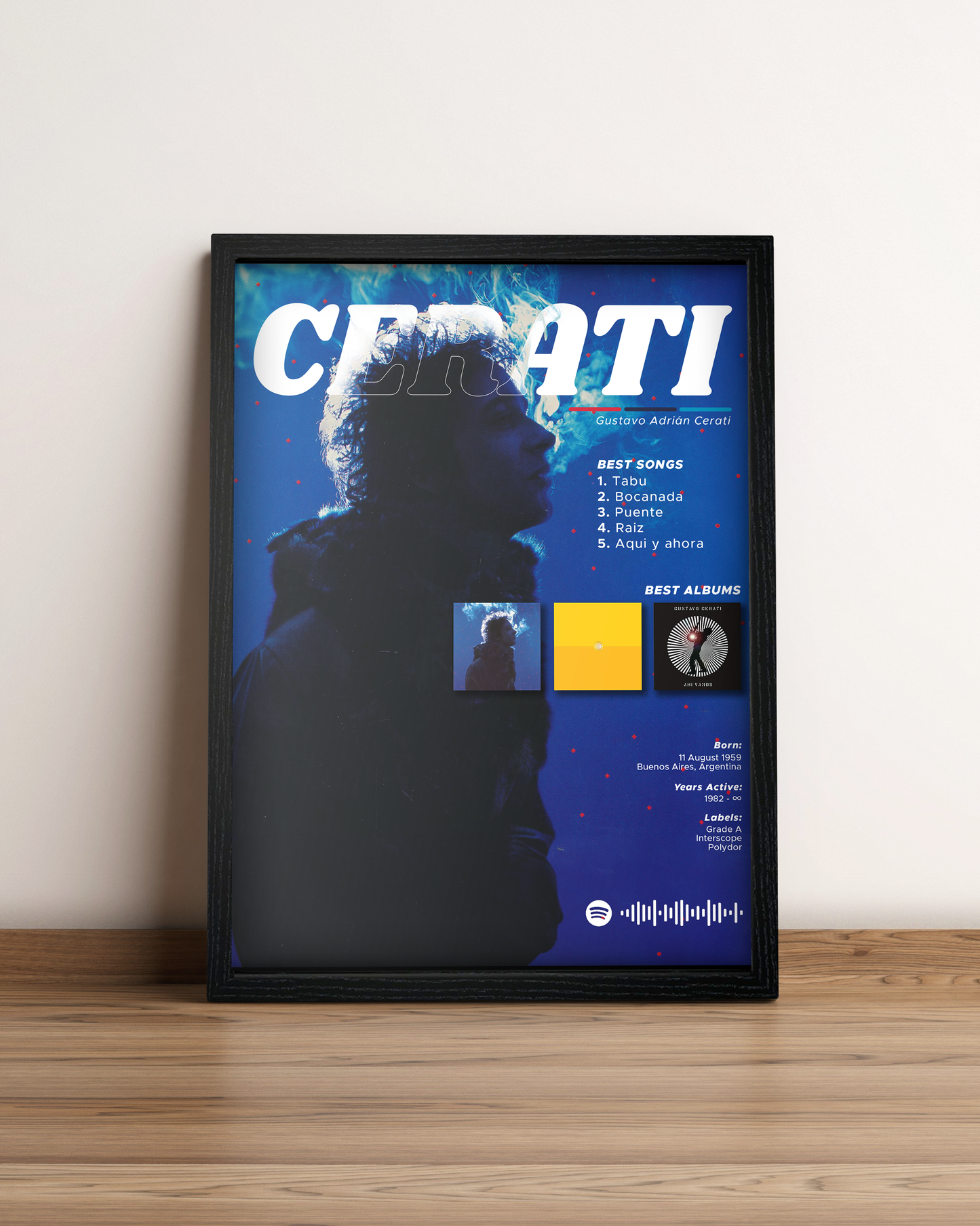 Gustavo Cerati - Cuadro Artista #3