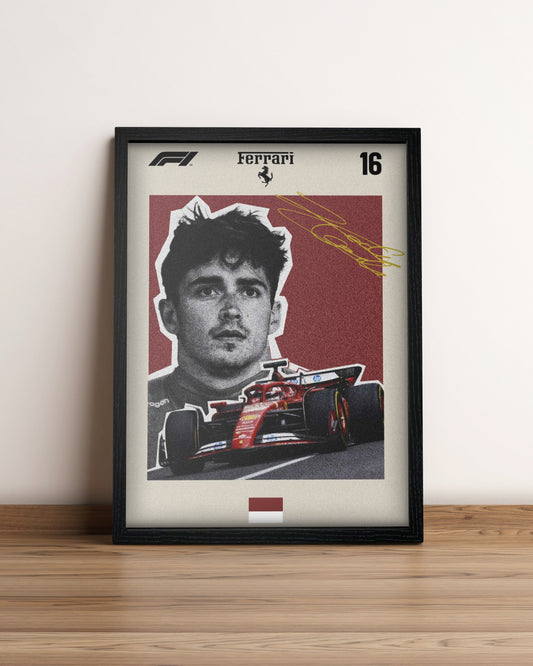 Charles Lecrerc - Cuadro Formula 1 #5