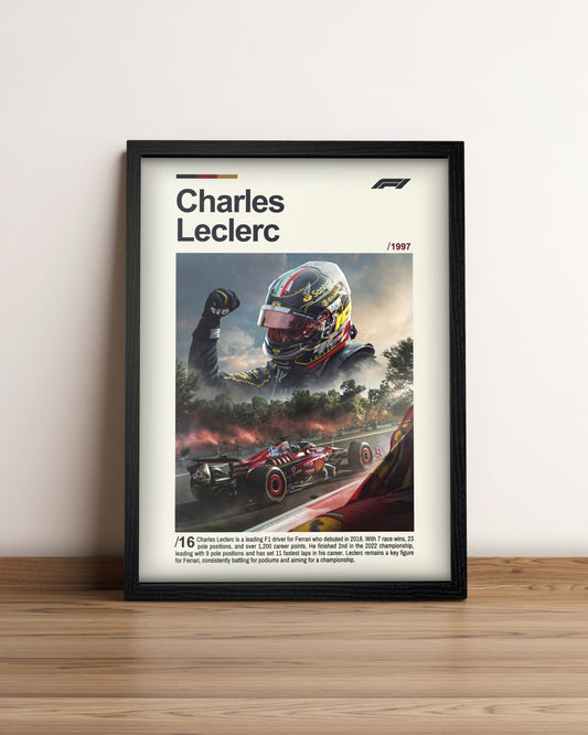 Charles Lecrerc - Cuadro Formula 1 #3