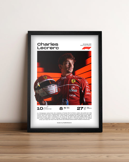Charles Lecrerc - Cuadro Formula 1