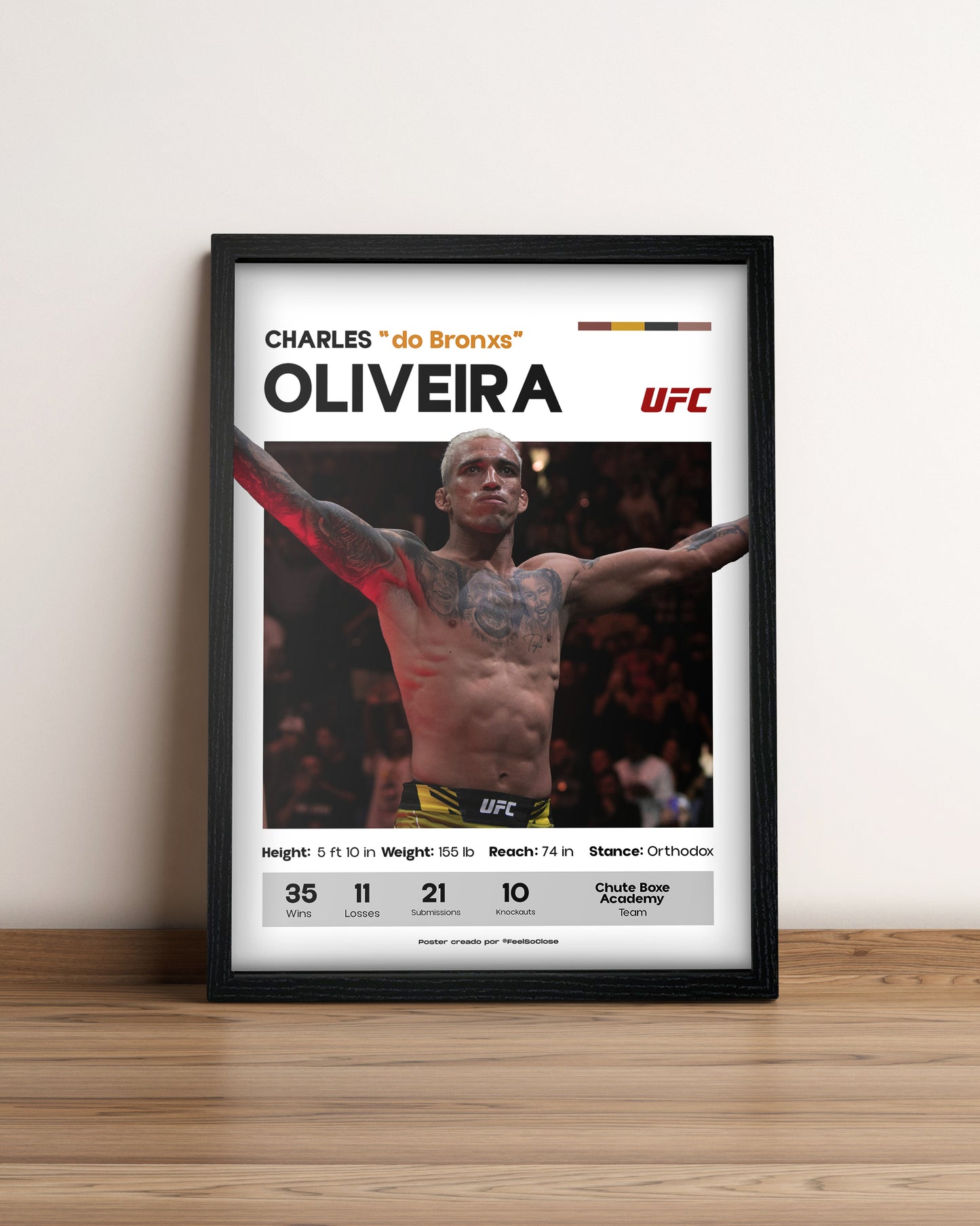 Charles Oliveira - Cuadro Deportista #3
