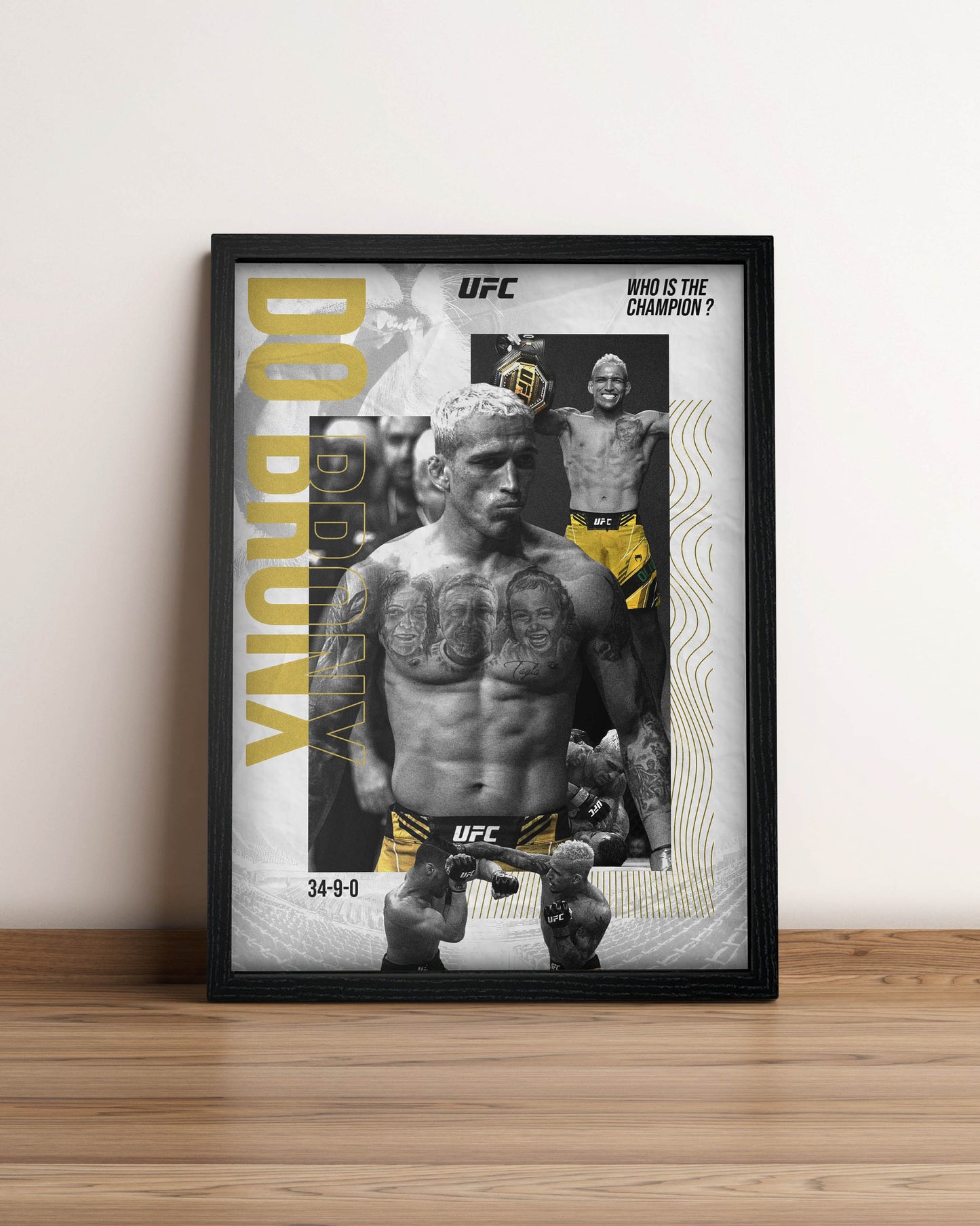 Charles Oliveira - Cuadro Deportista #4