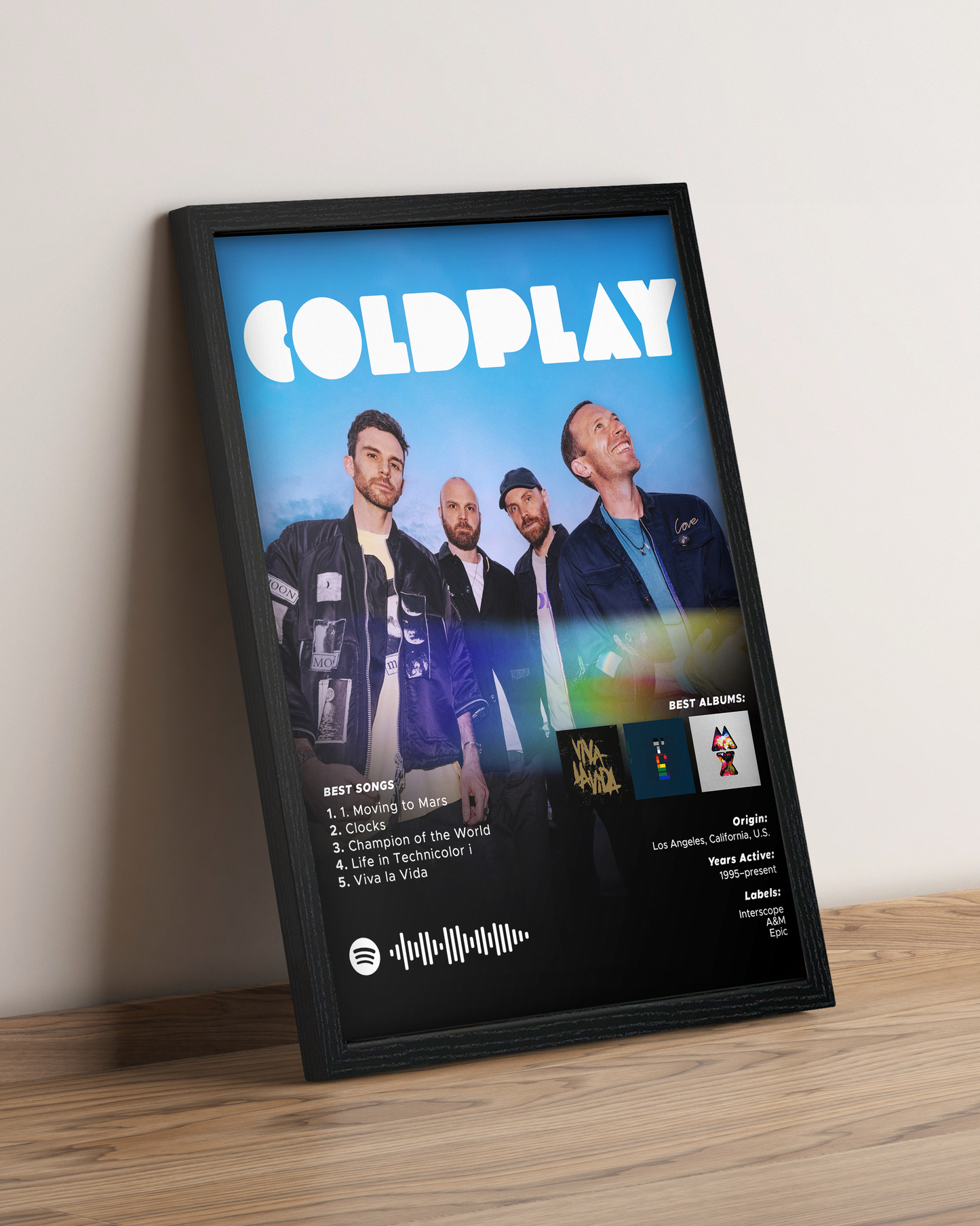 COLDPLAY - Cuadro Artista