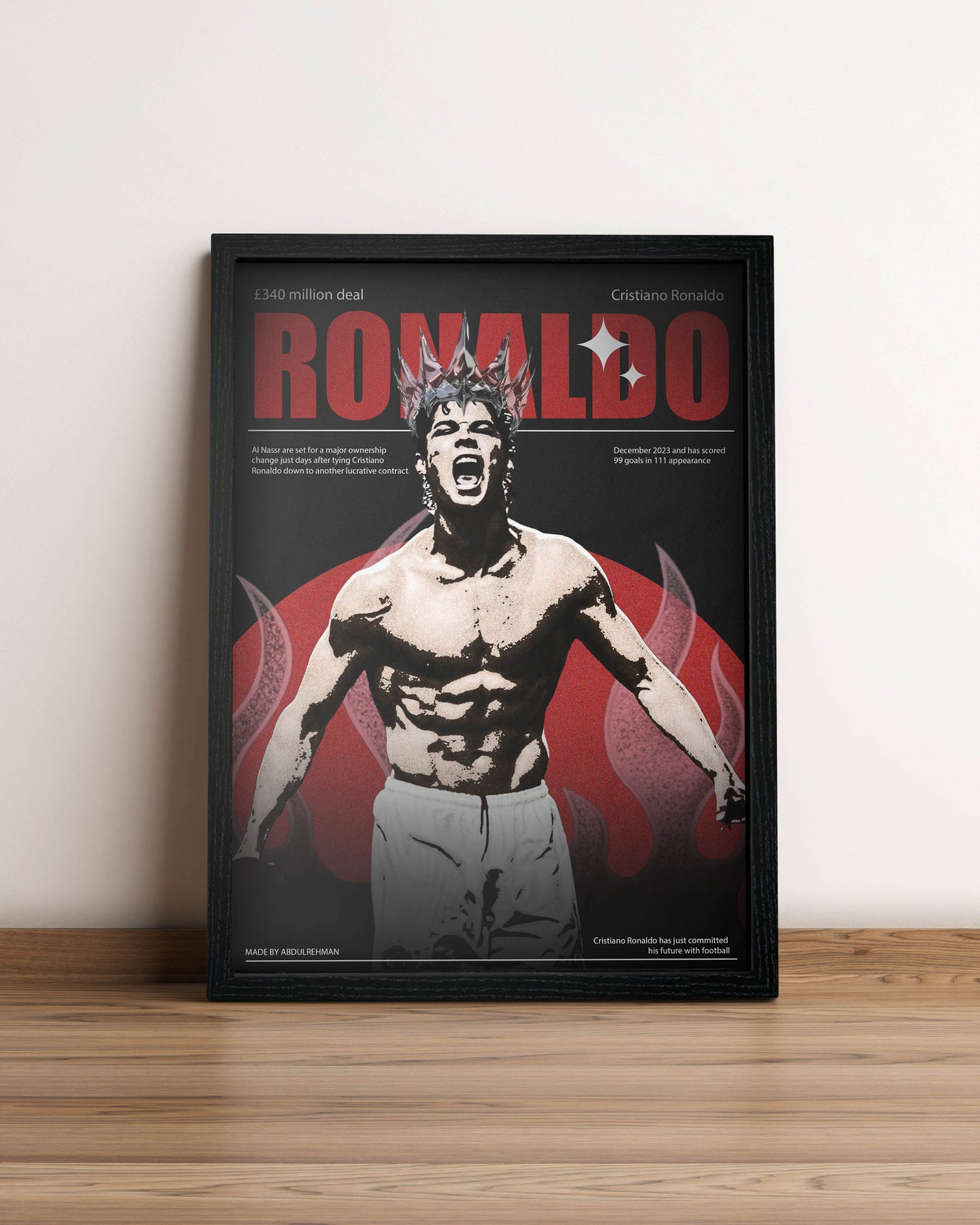 Cristiano Ronaldo - Cuadro Deportista #17