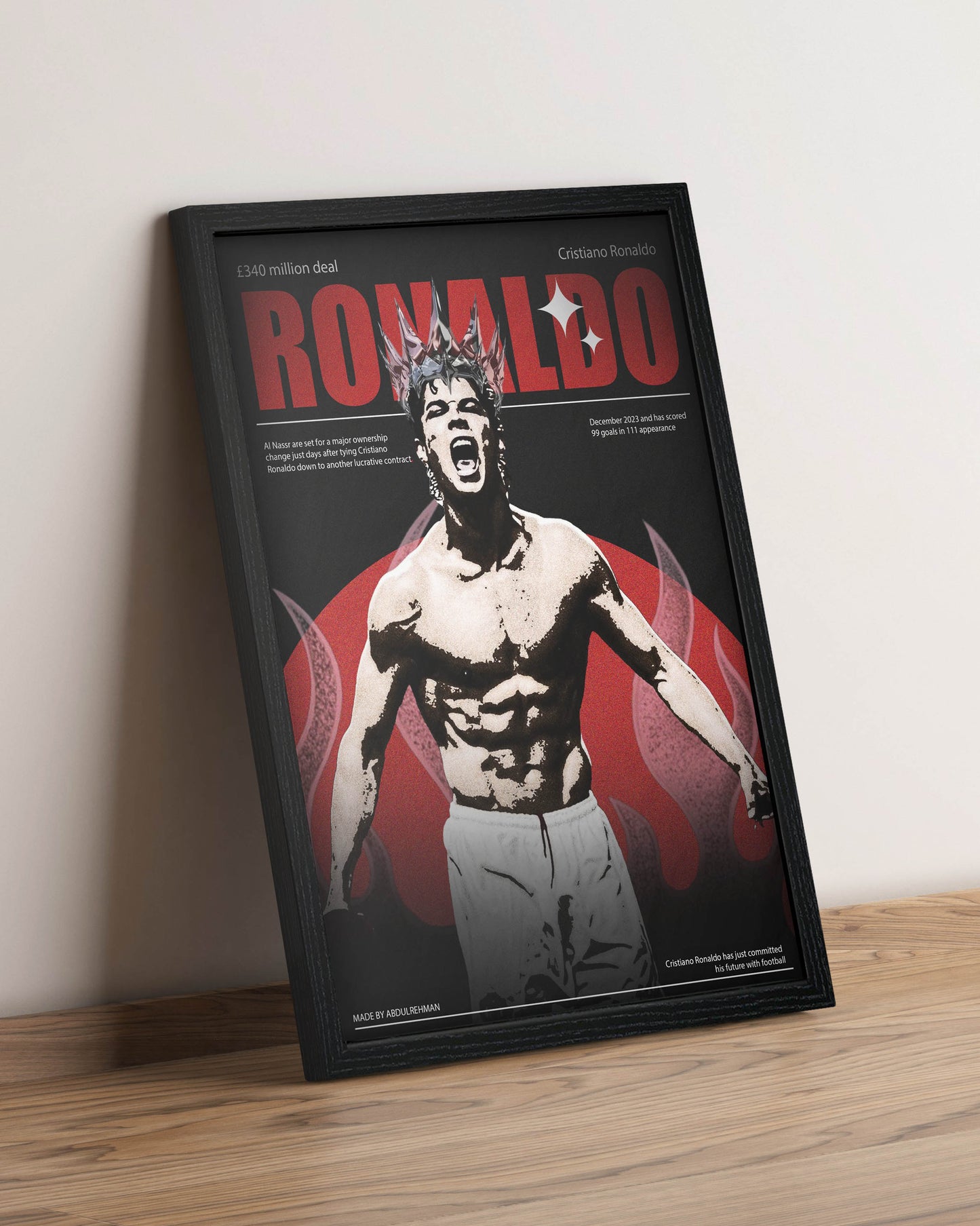Cristiano Ronaldo - Cuadro Deportista #17