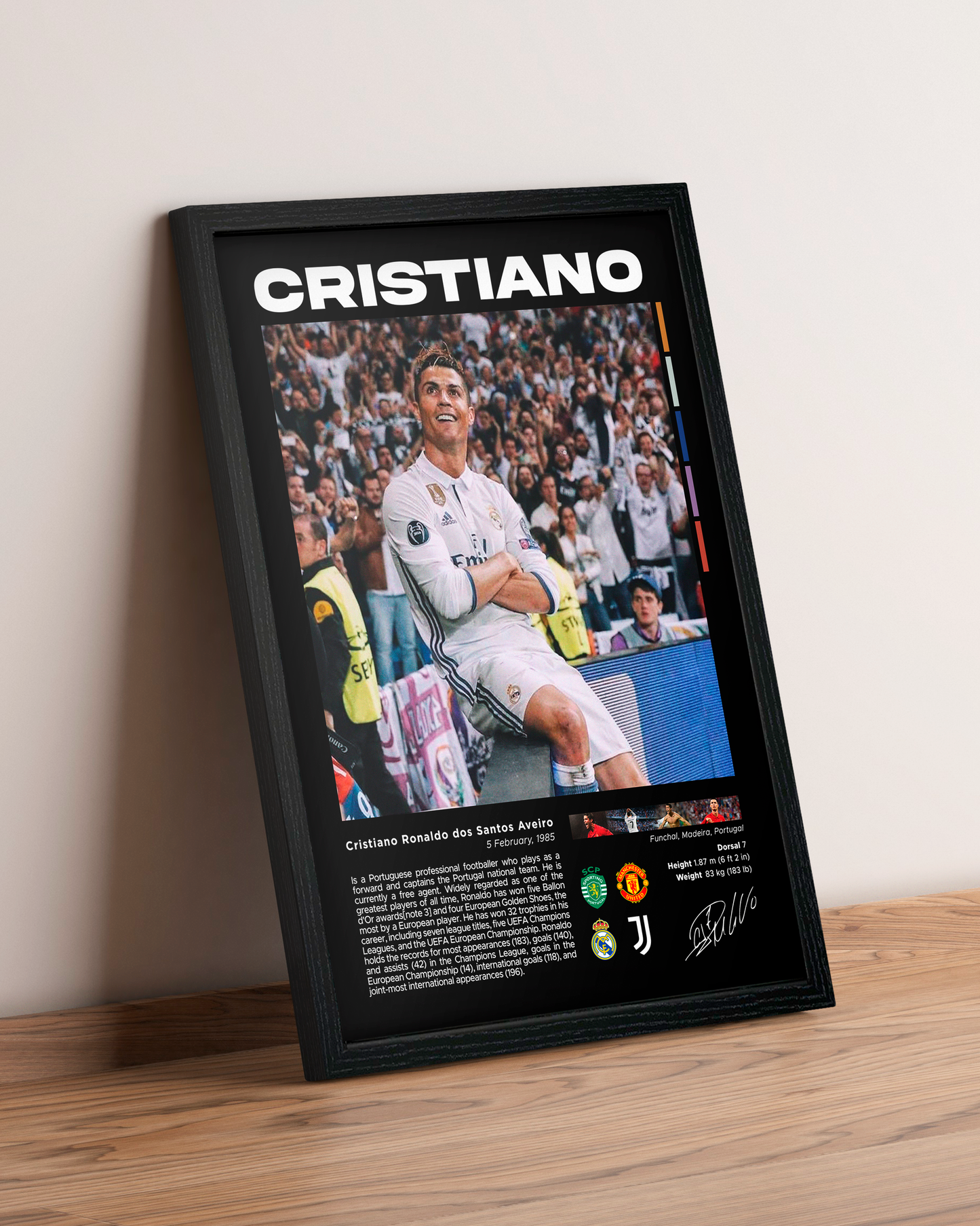 Cristiano Ronaldo - Cuadro Deportista #3