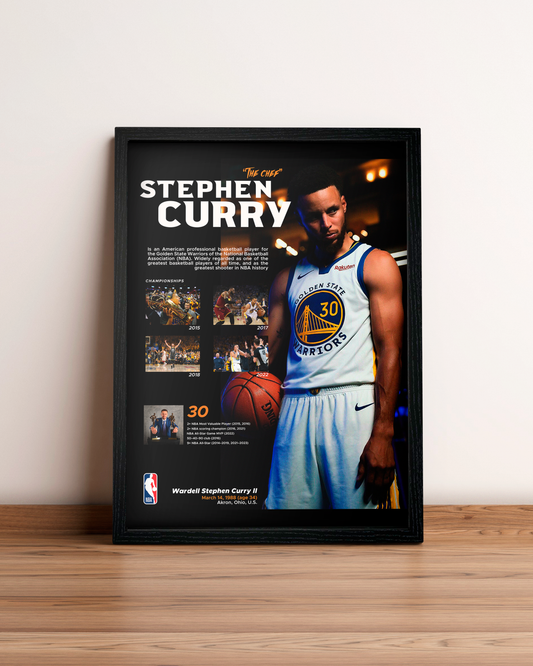 Steph Curry - Cuadro Deportista