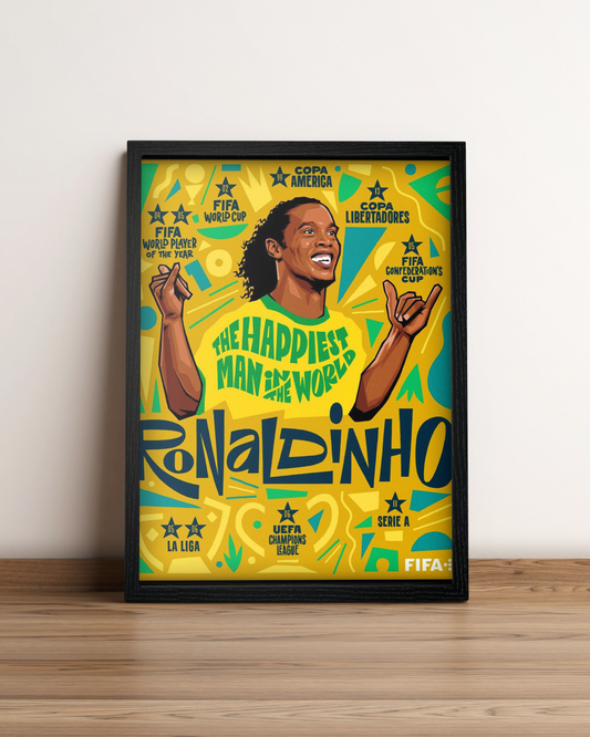 Ronaldiño - Cuadro Deportista #9