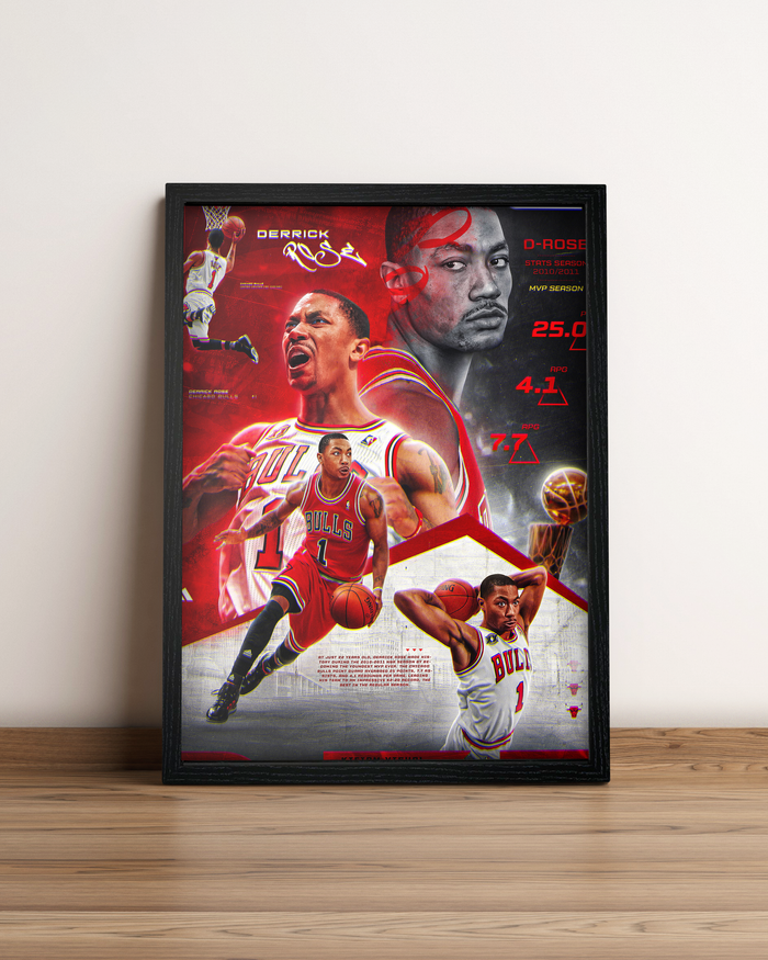 Derrick Rose - Cuadro Deportista #3
