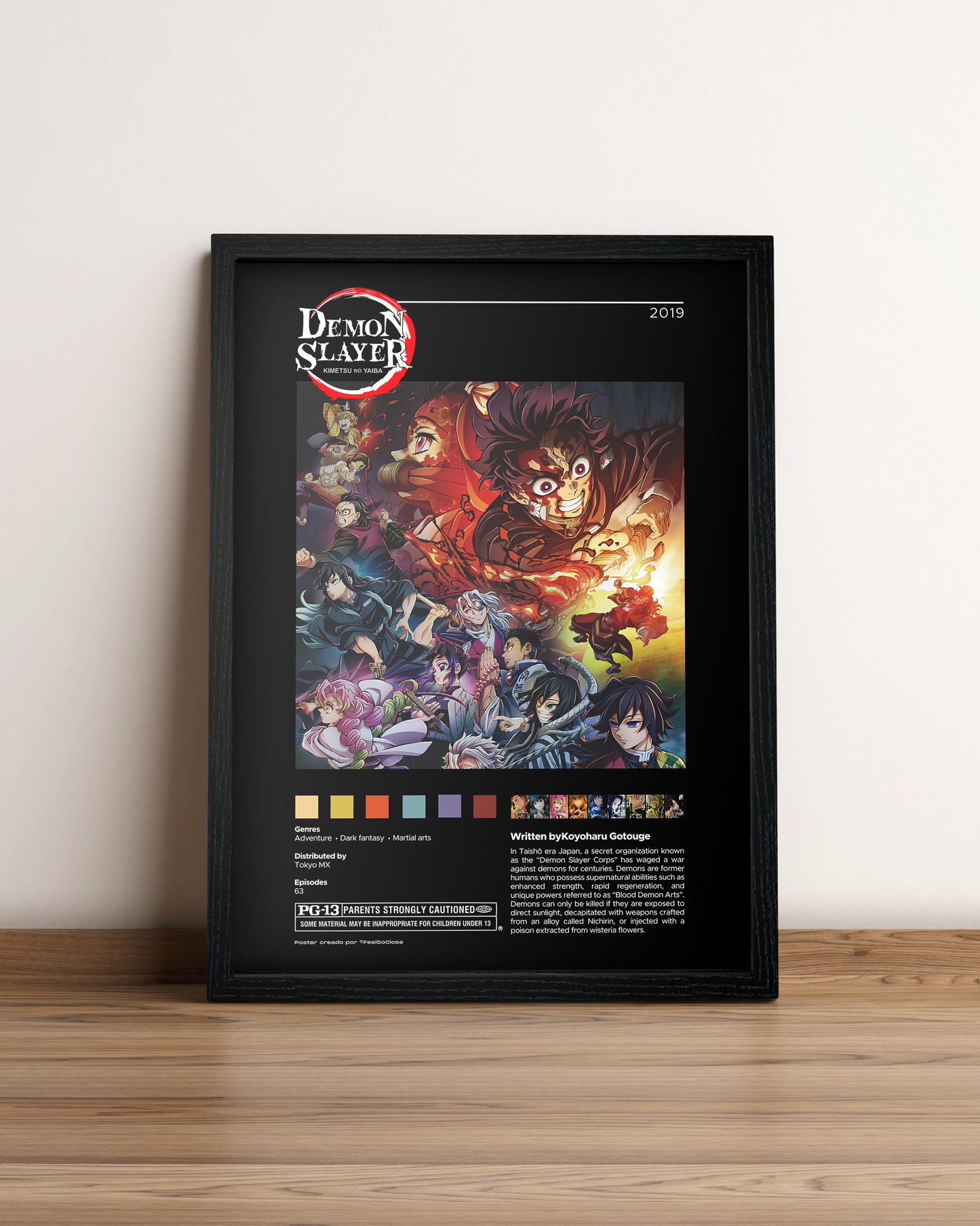 Demon Slayer - Cuadro Anime #4